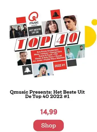 BookSpot Qmusic Presents: Het Beste Uit De Top 40 2022 #1 aanbieding