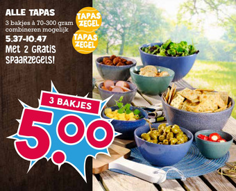 Boon`s Markt ALLE TAPAS aanbieding