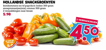 Boon`s Markt HOLLANDSE SNACKGROENTEN aanbieding