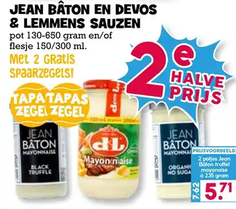 Boon`s Markt JEAN BÂTON EN DEVOS & LEMMENS SAUZEN aanbieding