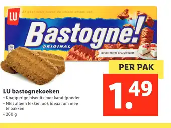 Lidl LU bastognekoeken aanbieding