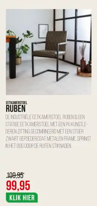 Dimehouse EETKAMERSTOEL BUBEN aanbieding