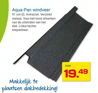 Kluswijs Aqua-Pan windveer aanbieding