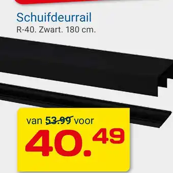 Kluswijs Schuifdeurrail aanbieding