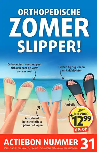 Lucovitaal ORTHOPEDISCHE ZOMER SLIPPER aanbieding