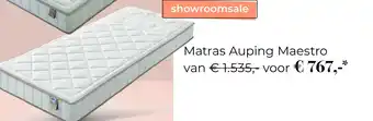 Slaapboulevard Kwakernaat Matras Auping Maestro aanbieding