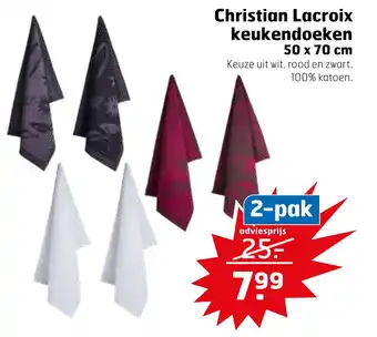 Trekpleister Christian Lacroix keukendoeken aanbieding