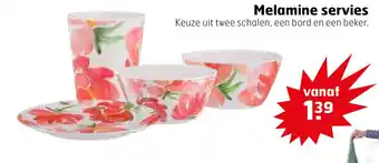 Trekpleister Melamine servies aanbieding