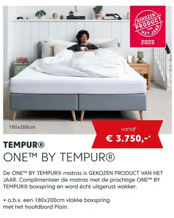 Villa Arena Tempur One By Tempur aanbieding