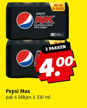 Boni Pepsi Max 330 ml aanbieding