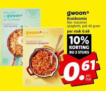 Boni Gwoon Kruidenmix 40 gram aanbieding