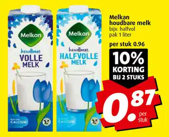 Boni Melkan houdbare melk 1 liter aanbieding