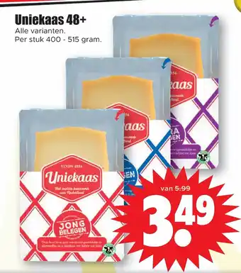 Dirk Uniekaas 48+ 400-515 gram aanbieding