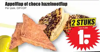 Dirk Appelflap of choco hazelnootflap aanbieding