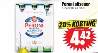 Dirk Peroni pilsener aanbieding