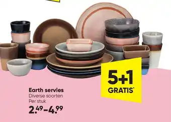 Big Bazar Earth servies aanbieding