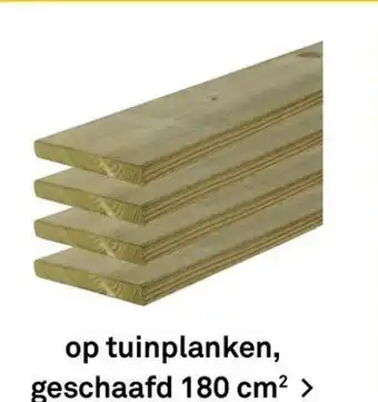 Karwei op tuinplanken, geschaafd 180 cm² aanbieding