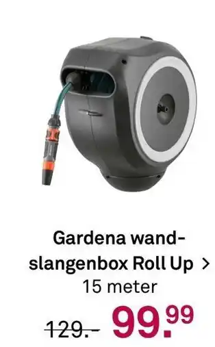 Karwei Gardena wand- Roll Up slangenbox aanbieding