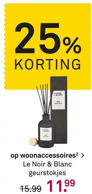 Karwei op woonaccessoires² Le Noir & Blanc geurstokjes aanbieding