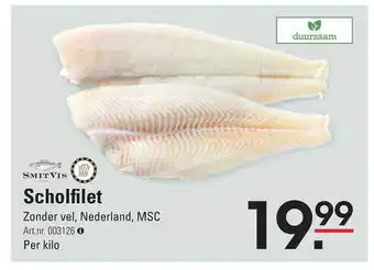 Sligro SmitVis Scholfilet Zonder Vel aanbieding