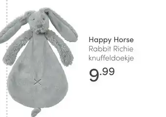 Baby & Tiener Happy Horse Rabbit Richie knuffeldoekje aanbieding