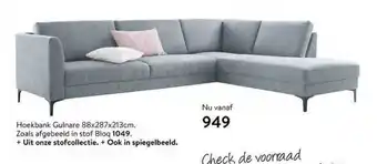 Profijt Meubel Hoekbank Gulnare 88x287x213cm aanbieding