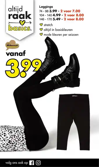 Wibra Leggings aanbieding