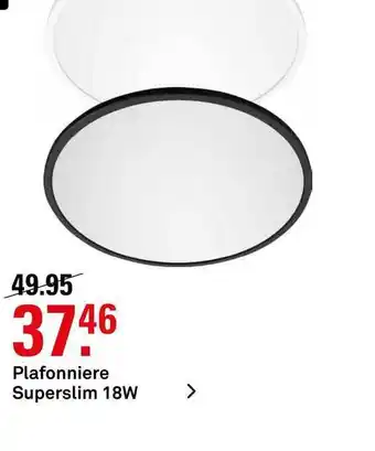 Karwei Plafonniere Superslim 18W aanbieding