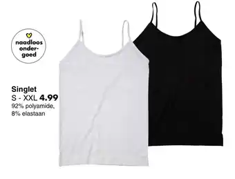 Wibra Singlet S - XXL aanbieding