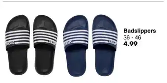 Wibra Badslippers 36-46 aanbieding