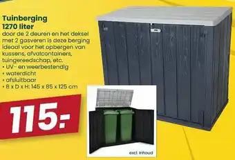 Van Cranenbroek Tuinberging 1270 liter aanbieding