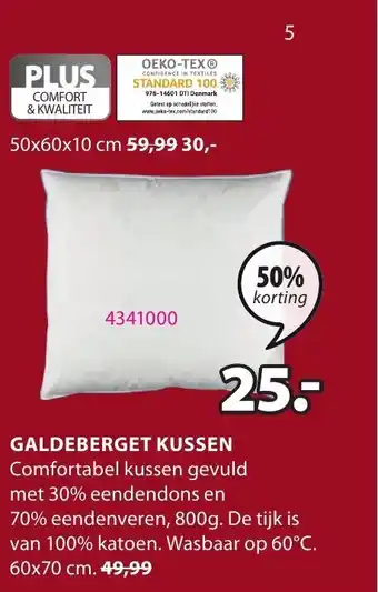 Jysk Galdeberget Kussen 60x70 cm aanbieding