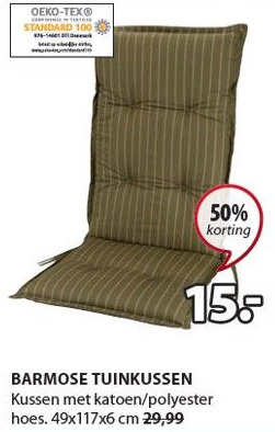 Jysk BARMOSE TUINKUSSEN aanbieding