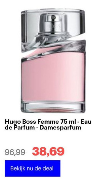 Bol.com Hugo Boss Femme 75 ml - Eau de Parfum - Damesparfum aanbieding