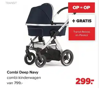 Baby-Dump Transit Combi Deep Navy combi-kinderwagen aanbieding