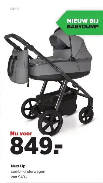 Baby-Dump Espiro Next Up combi-kinderwagen aanbieding