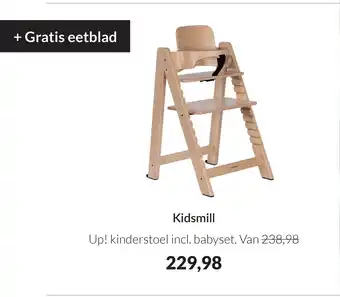 Babypark Kidsmill Up! kinderstoel incl. babyset aanbieding