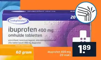 Trekpleister Ibuprofen 400 mg aanbieding