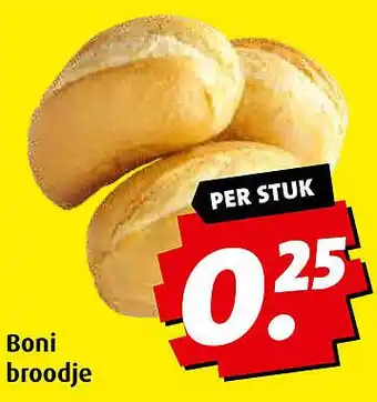 Boni Boni broodje aanbieding