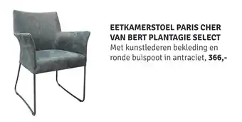 Nijhof Eetkamerstoel Paris Cher van Bert Plantagie Select aanbieding