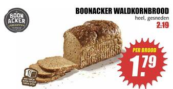 MCD Supermarkt Boonacker Waldkornbrood aanbieding