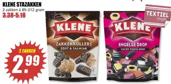 MCD Supermarkt Klene stazakken 8-312g aanbieding