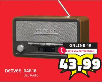 BoXXer Denver Dab18 Dab Radio aanbieding