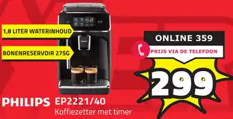 BoXXer PHILIPS Koffiezetter met timer aanbieding