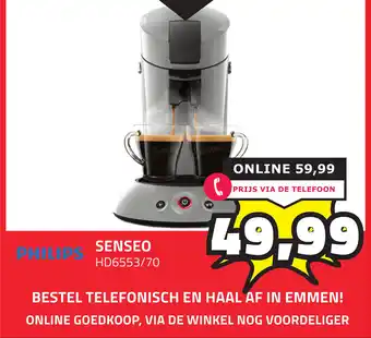 BoXXer Philips Senseo Hd6553/70 aanbieding