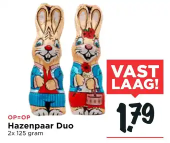 Vomar Voordeelmarkt Hazenpaar Duo 125g aanbieding