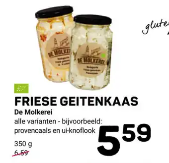 Ekoplaza De Molkerei Friese Geitenkaas 250 g aanbieding