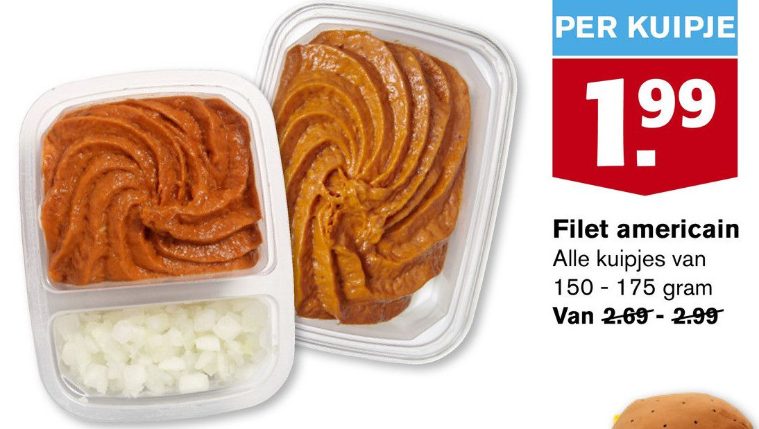 Filet americain aanbieding bij Hoogvliet