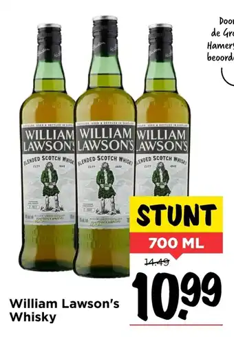 Vomar Voordeelmarkt William Lawson's Whisky 700 ml aanbieding