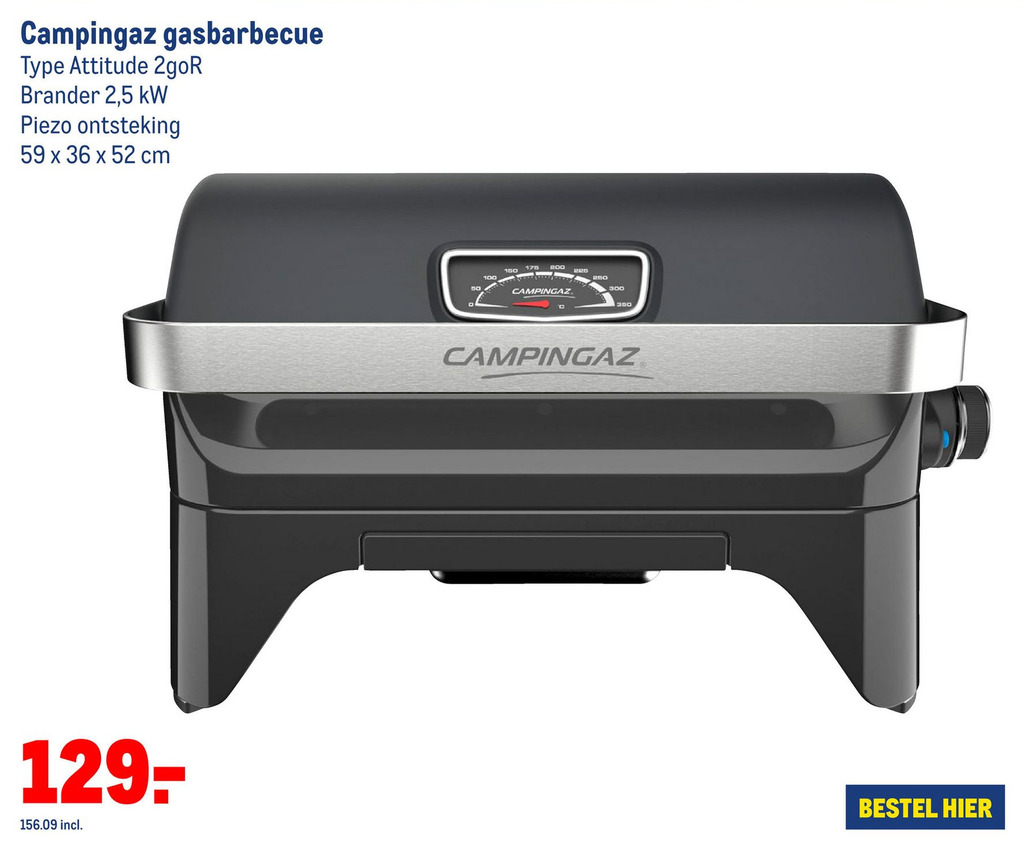 Campingaz gasbarbecue aanbieding bij Makro